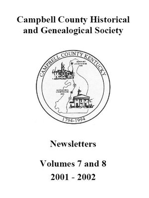 cover image of Campbell County Historical and Genealogical Society Newsletters, vol. 7-8